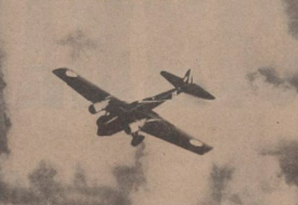 A plane piloted by Americans crashed alongside Vignacourt